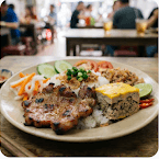 Cơm tấm sườn bì chả